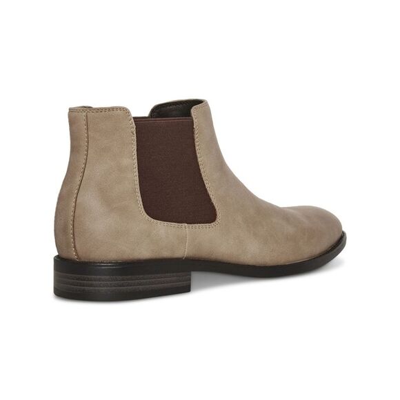 MADDEN Mens Beige Goring Maxxin Round Toe Block Heel Dress Chelsea Boot 11.5 - Picture 3 of 4